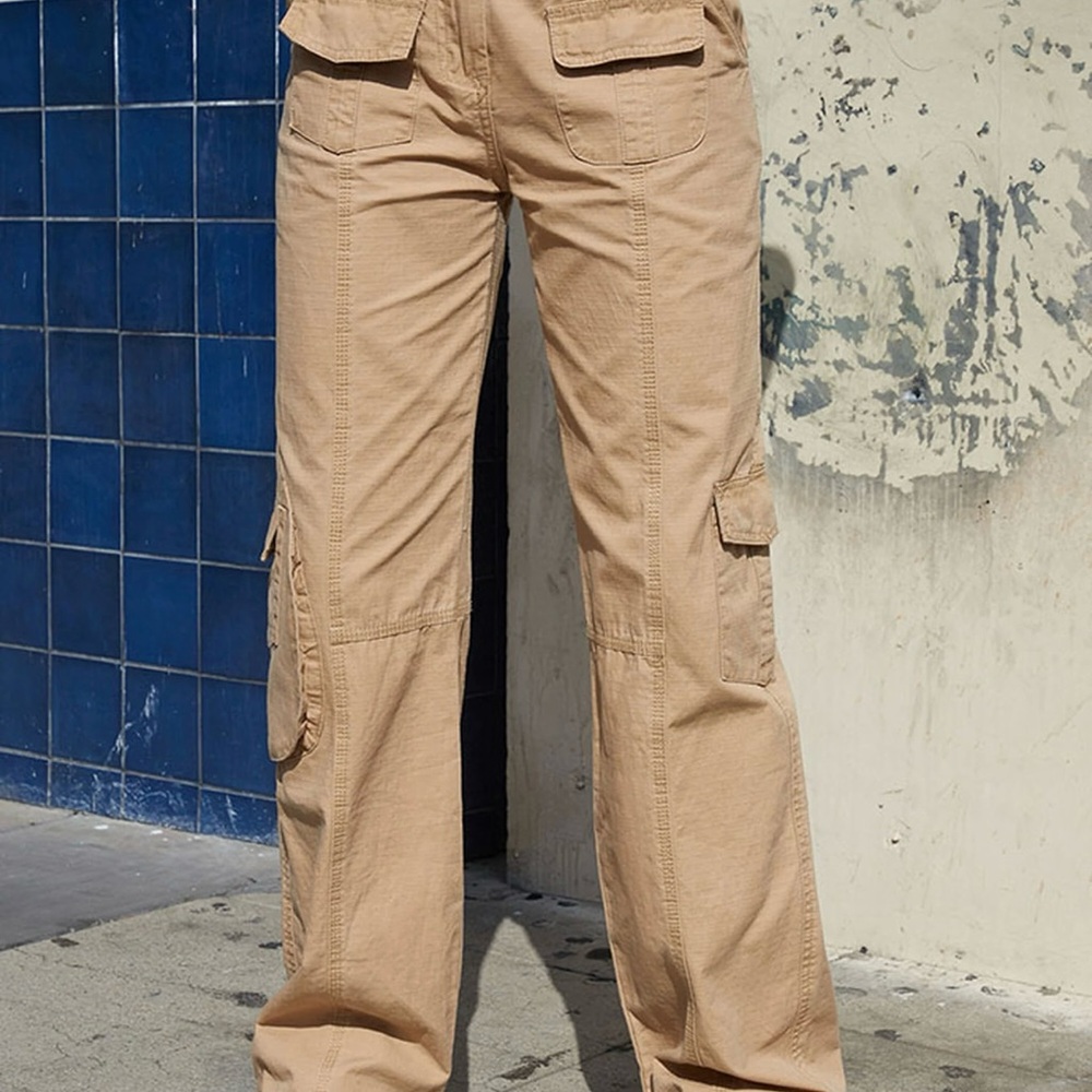 Brandy Melville Tan Cargo Pants